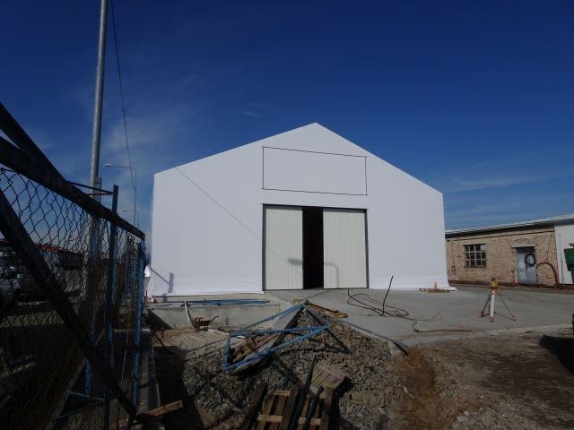 Skladová montovaná hala v Manětíně