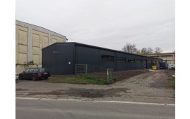 2 skladové oblúkové haly v Záluží u Hořovic, okr. Beroun