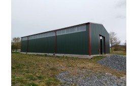 2 skladové oblúkové haly v Záluží u Hořovic, okr. Beroun